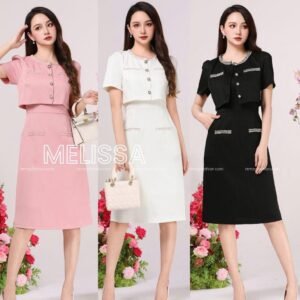 Chic Fake Two-Piece Dress