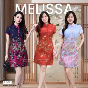 Premium Floral Cheongsam